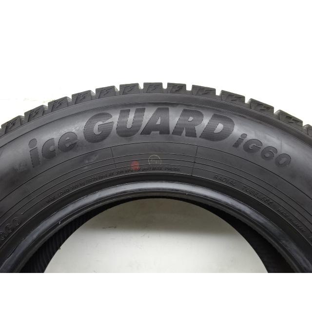 M-497(送料無料/代引きOK)ランクS 中古 美品 バリ溝 185/70R14 YOKOHAMA iceGUARD iG60 2021年 8.5〜9分山 スタッドレス 4本SETの画像