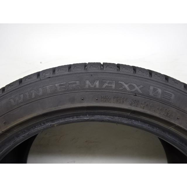 M-512(送料無料/代引きOK)ランクE/D 中古 格安 希少サイズ 235/45R18 DUNLOP WINTERMAXX03 WM03 2021年 7分山 スタッドレス 2本SETの画像