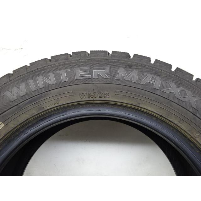 M-666(送料無料/代引きOK)ランクE 中古 バリ溝 175/65R14 DUNLOP WINTERMAXX WM02 ウインターマックス 2022年 9分山 スタッドレス 4本SETの画像