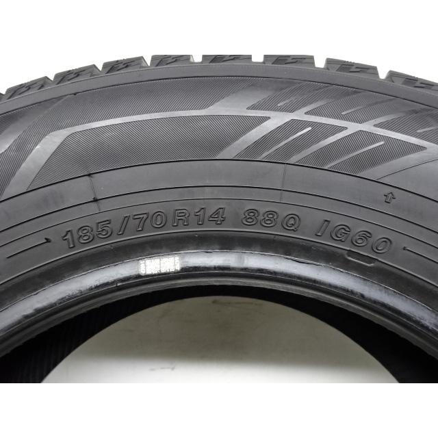 M-732(送料無料/代引きOK)ランクS 中古 美品 バリ溝 185/70R14 YOKOHAMA iceGUARD iG60 アイスガード6 2021年 9分山 スタッドレス 4本SETの画像