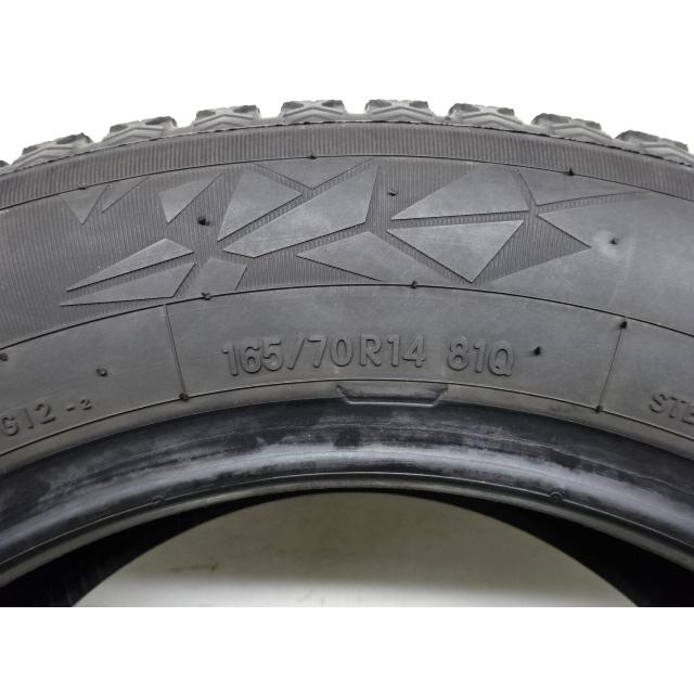 M-791(送料無料/代引きOK)ランクE 中古 バリ溝 165/70R14 TOYOTIRES OBSERVE GIZ2 オブザーブ ギズ2 2021年 8.5分山 スタッドレス 4本SETの画像