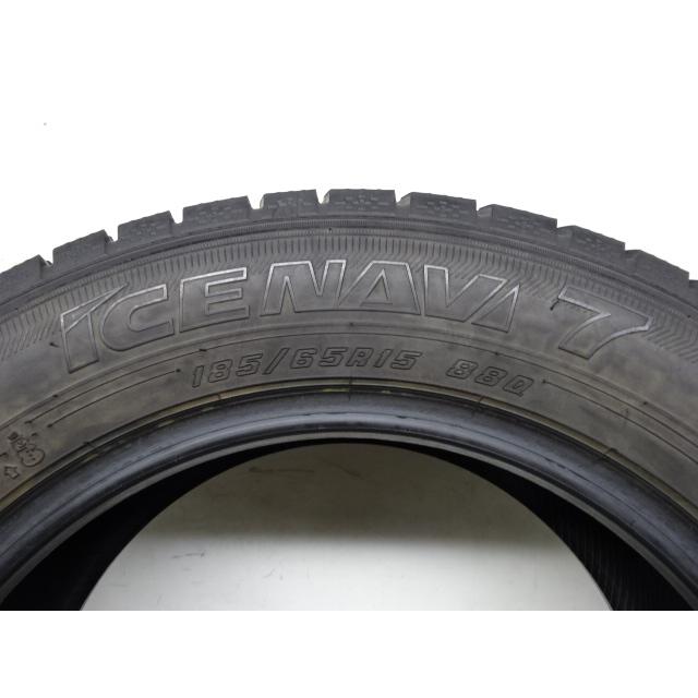 M-807(送料無料/代引きOK)ランクE 中古 バリ溝 格安 185/65R15 GOODYEAR ICENAVI7 アイスナビ7 2022年 8〜8.5分山 スタッドレス 4本SETの画像