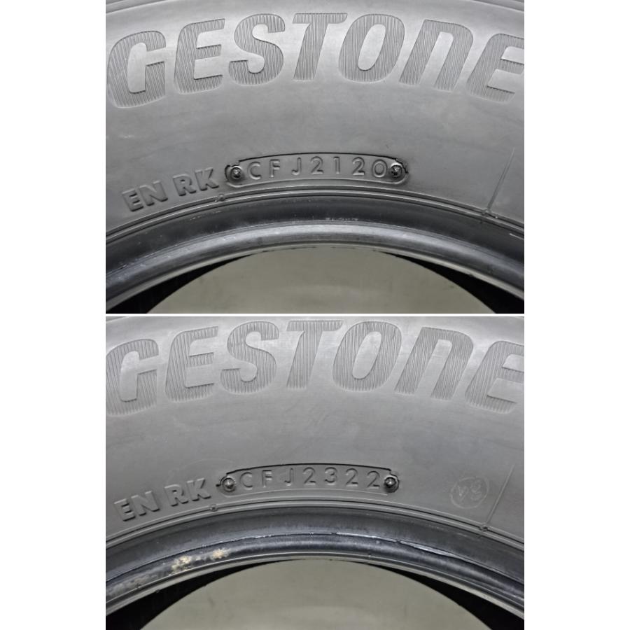 Y-068(送料無料/代引きOK)ランクE 中古 バリ溝 185/80R14 97/95N LT BS ECOPIA R710 2020/2022年 8.5〜9分山 夏タイヤ 4本 185R14｜mnk-com-yamagata｜10