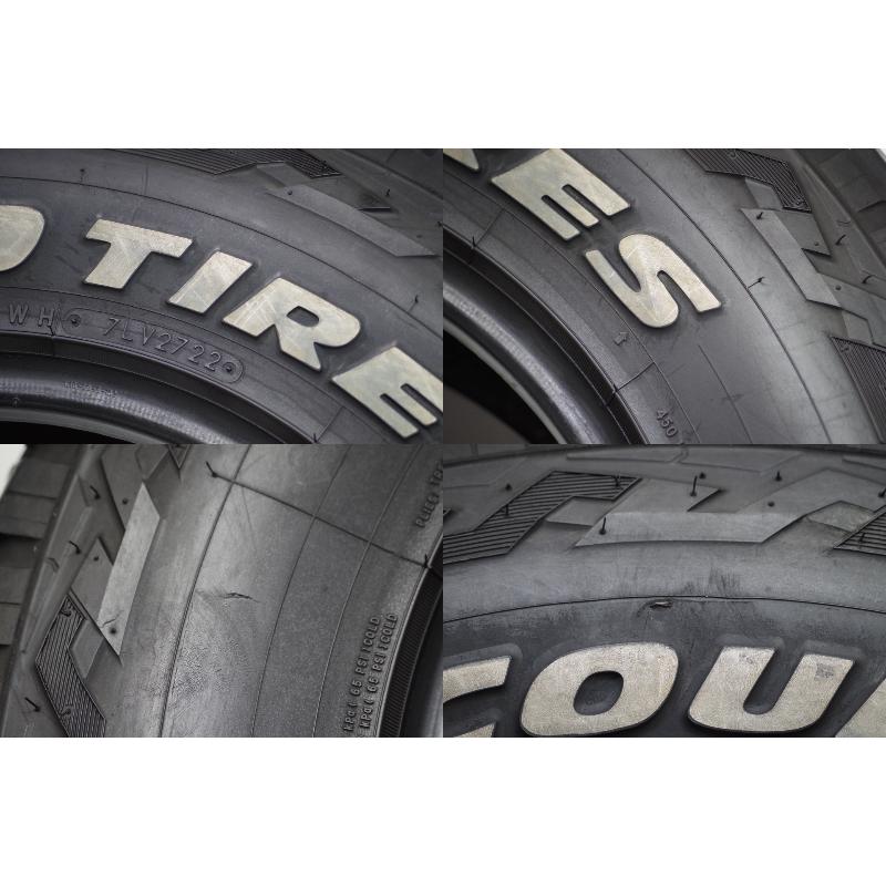 A-158(送料無料/代引きOK)ランクｎ 中古 185/85R16 105/103N トーヨー OPEN COUNTRY R/T 2022年 6.5〜6.9mm 夏タイヤ ホワイトレターの画像