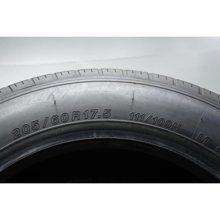 A-419(送料無料/代引きOK)ランクN ほぼ新品 205/60R17.5 111/109N ヨコハマ LT151R 2025年 イボ付き 夏タイヤ 6本SETの画像