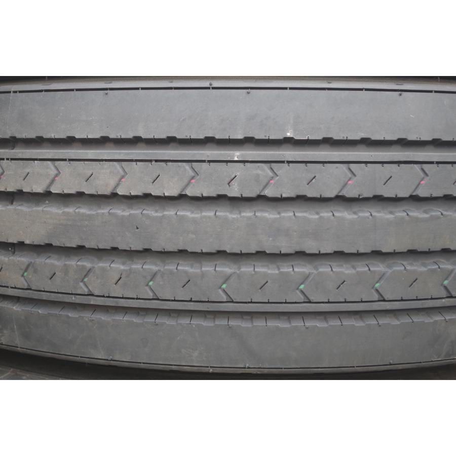 A-461(直接引き取り限定)ランクN ほぼ新品 イボ少しあり 275/80R22.5 151/148J ダンロップ SP330 2025年 夏タイヤ 8本SET トラックの画像