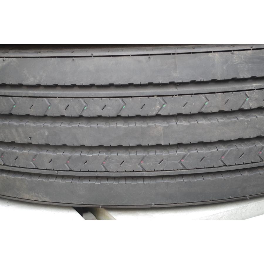 A-461(直接引き取り限定)ランクN ほぼ新品 イボ少しあり 275/80R22.5 151/148J ダンロップ SP330 2025年 夏タイヤ 8本SET トラックの画像