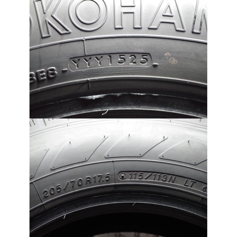 A-79(送料無料/代引きOK)ランクN 中古 ほぼ新品♪205/70R17.5 115/113N ヨコハマ PROFORCE RY01 2025年 イボ少しあり 夏タイヤ 6本 | ヨコハマタイヤ | 08