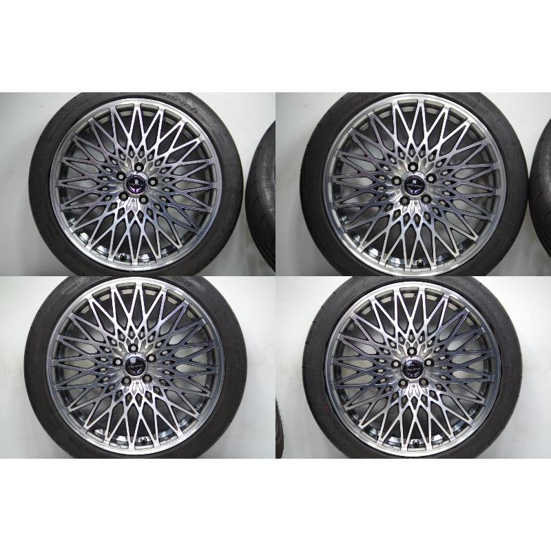 A-83(送料無料/代引きOK)中古 225/40R18 BF グッドリッチ 2023年 18x7.5J 5H/100 +48 BADX ロクサーニ パヴォーネ 社外アルミ 夏タイヤの画像