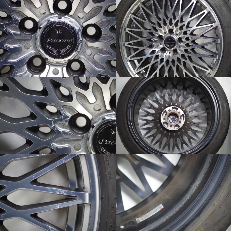 A-83(送料無料/代引きOK)中古 225/40R18 BF グッドリッチ 2023年 18x7.5J 5H/100 +48 BADX ロクサーニ パヴォーネ 社外アルミ 夏タイヤの画像