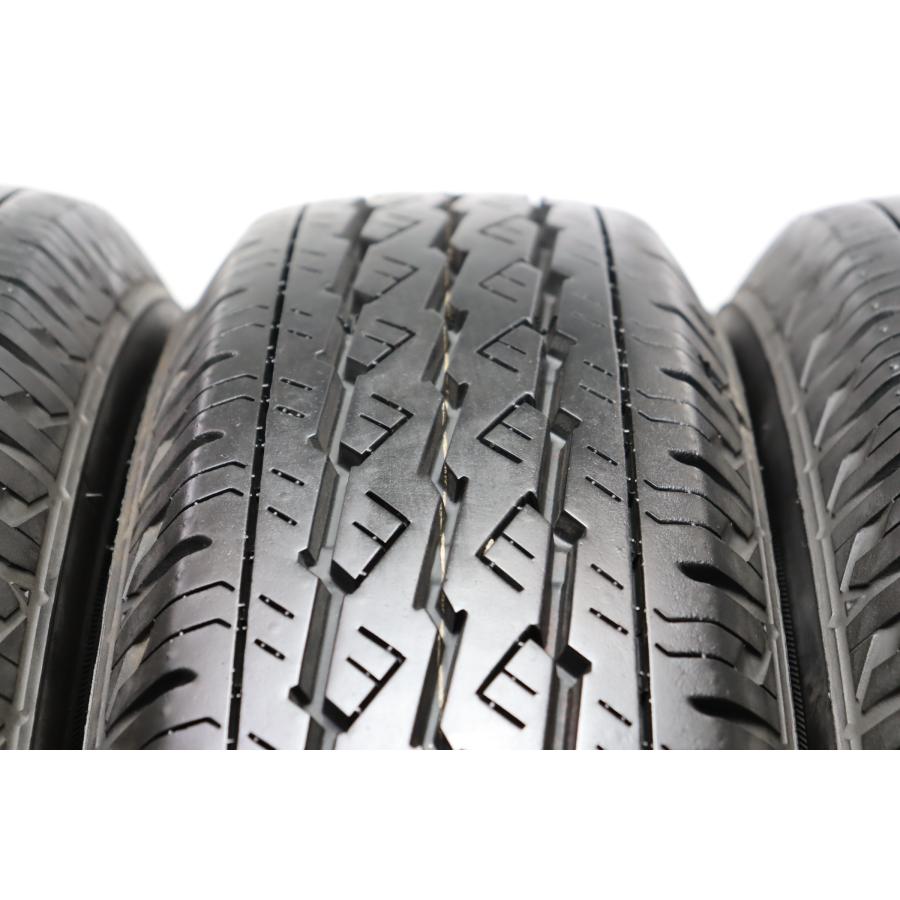 A-840(送料無料/代引きOK)ランクS 中古 美品 165R13 6PR ブリヂストン V600 2022年 9.5分山 夏タイヤ 4本SET エアーチェック済み♪の画像