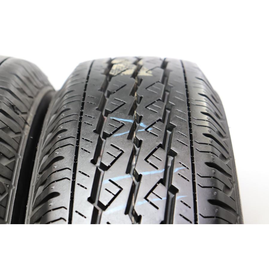 A-840(送料無料/代引きOK)ランクS 中古 美品 165R13 6PR ブリヂストン V600 2022年 9.5分山 夏タイヤ 4本SET エアーチェック済み♪の画像