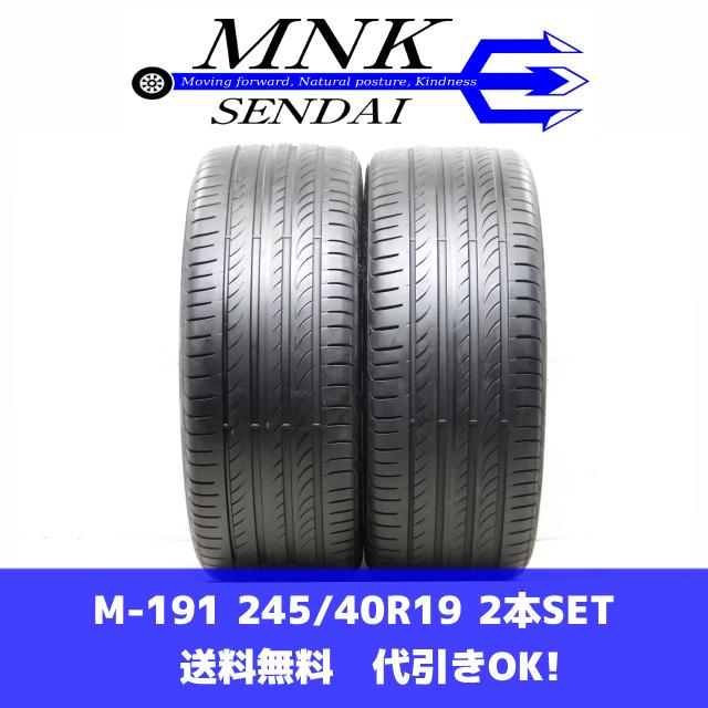 PIRELLI（ピレリ） M-191(送料無料/代引きOK)ランクE.D 中古 245/40R19 