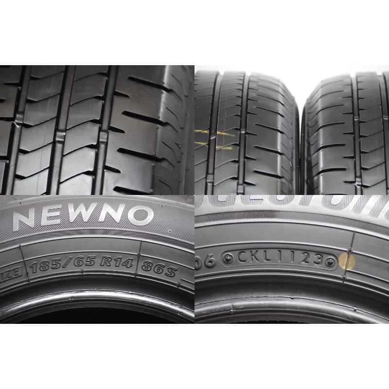 NEWNO M-512(送料無料/代引きOK)ランクE 中古 185/65R14 ブリヂストン