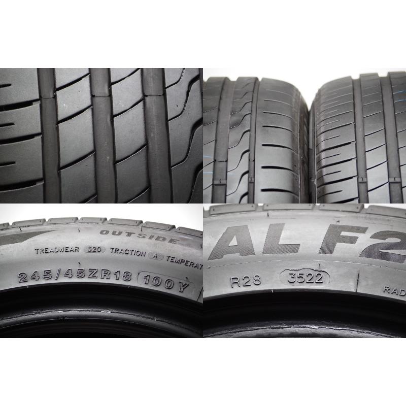 T2553[送料無料] MINERVA RADIAL 245/45ZR18 MINERVA（ミネルバ） M-831(送料無料/代引きOK)ランクE 中古 245/45R18