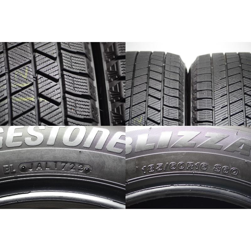 V-685(送料無料/代引きOK)ランクE 中古 185/60R16 ブリヂストン ブリザックVRX3 2023年 9分山 スタッドレス 2本SET エアーチェック済みの画像