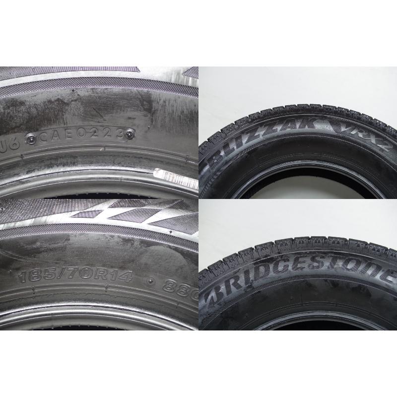 ブリザック VRX2 V-804(送料無料/代引きOK)ランクE 中古 185/70R14
