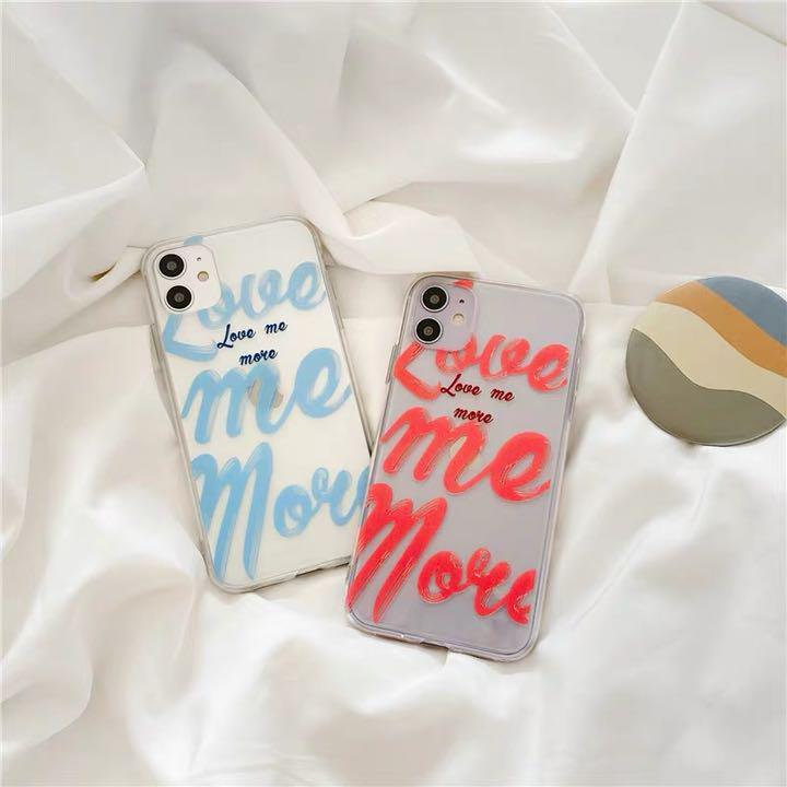 Love Me More 韓国 Iphoneケース アイフォンケース Iphone11ケース 携帯ケース スマホケース クリアケース 可愛い 人気 個性的 韓国ケース Lovememore Mnvely 通販 Yahoo ショッピング