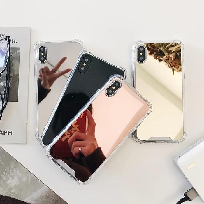 ミラーケース Iphoneケース 韓国 アイフォンケース 可愛い スマホケース スマホカバー 紛失防止 耐衝撃 おしゃれ ミラー 個性的 インスタ映え Iphone7 8 N5 Mnvely 通販 Yahoo ショッピング