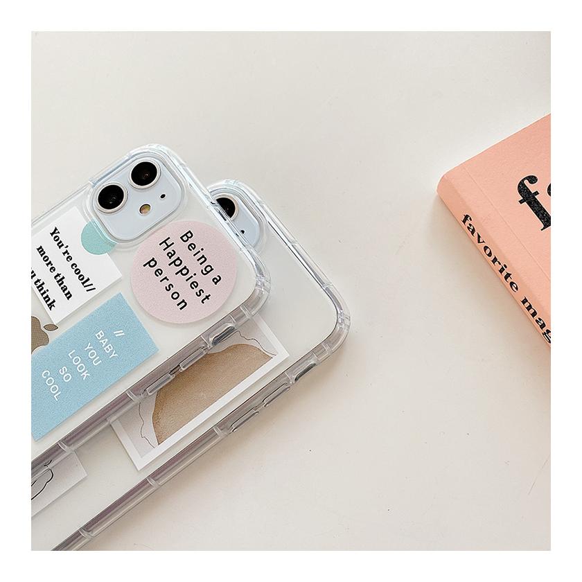 ステッカー Iphoneケース Iphone12ケース 韓国 アイフォンケース クリアケース Iphone11ケース Iphone12proケース Iphone12miniケース Iphone12promaxケース Ns Mnvely 通販 Yahoo ショッピング