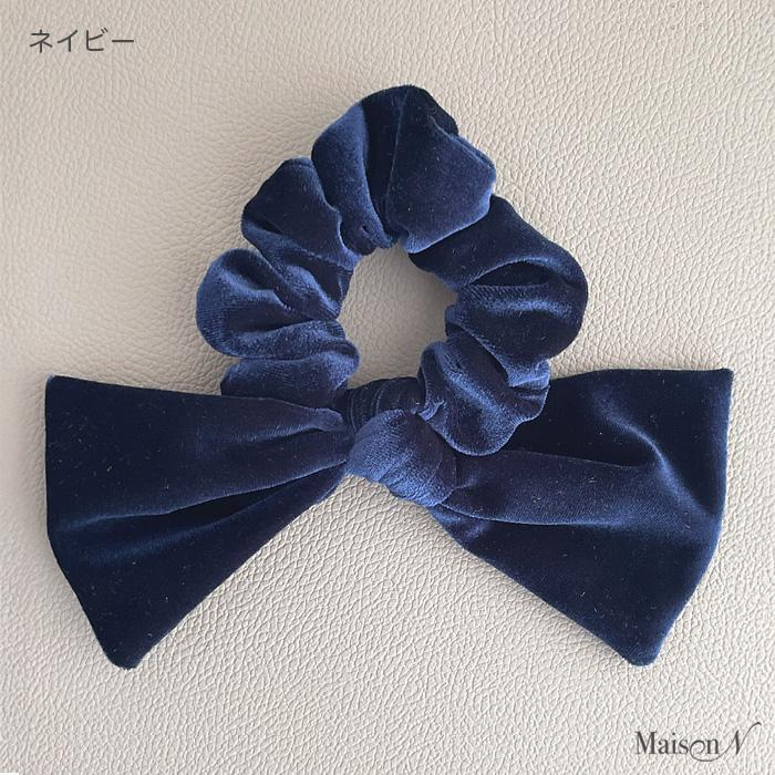 日本製 ベロア リボン シュシュ : Mo-Fa - 通販 - Yahoo!ショッピング