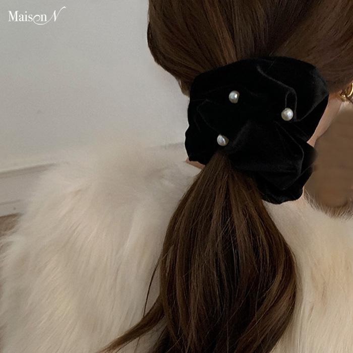 ボリュームベロアシュシュ・パールベロアビッグシュシュ |  | 08