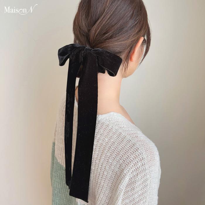 べロアリボンロングシュシュ |  | 06