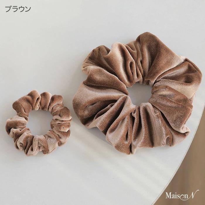 ベロアシュシュ 2個セット ビッグシュシュ＋ミニシュシュ |  | 10