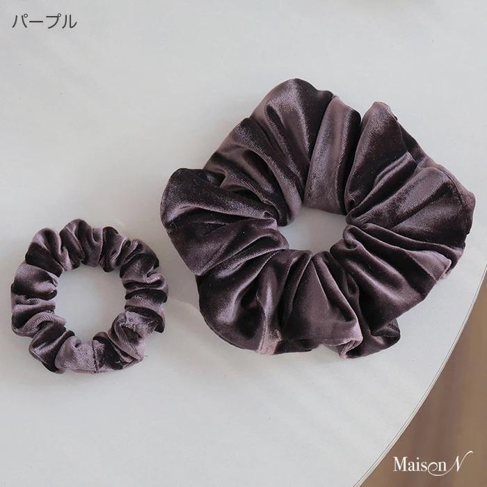 ベロアシュシュ 2個セット ビッグシュシュ＋ミニシュシュ |  | 13