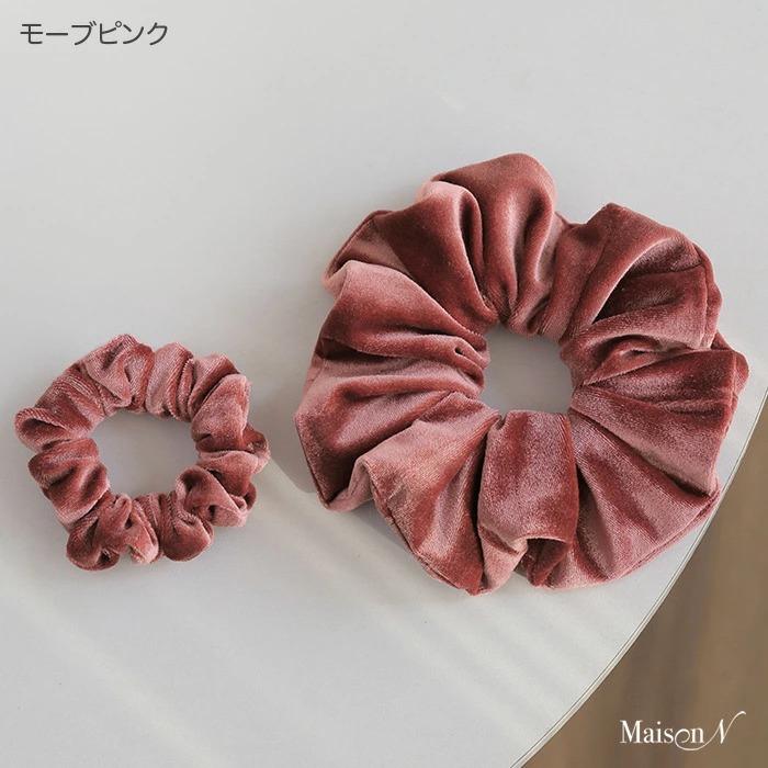 ベロアシュシュ 2個セット ビッグシュシュ＋ミニシュシュ |  | 15