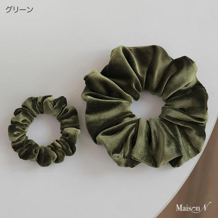 ベロアシュシュ 2個セット ビッグシュシュ＋ミニシュシュ |  | 17