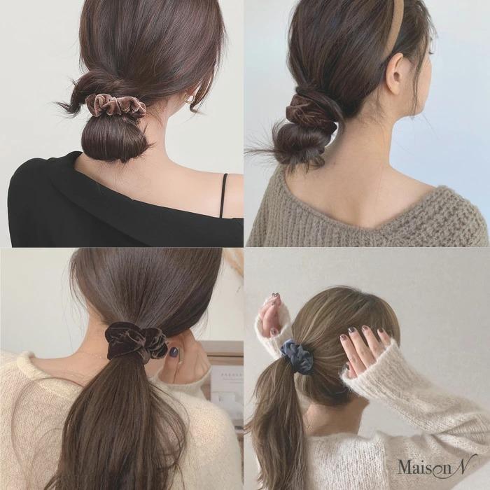 ベロアシュシュ 2個セット ビッグシュシュ＋ミニシュシュ |  | 05