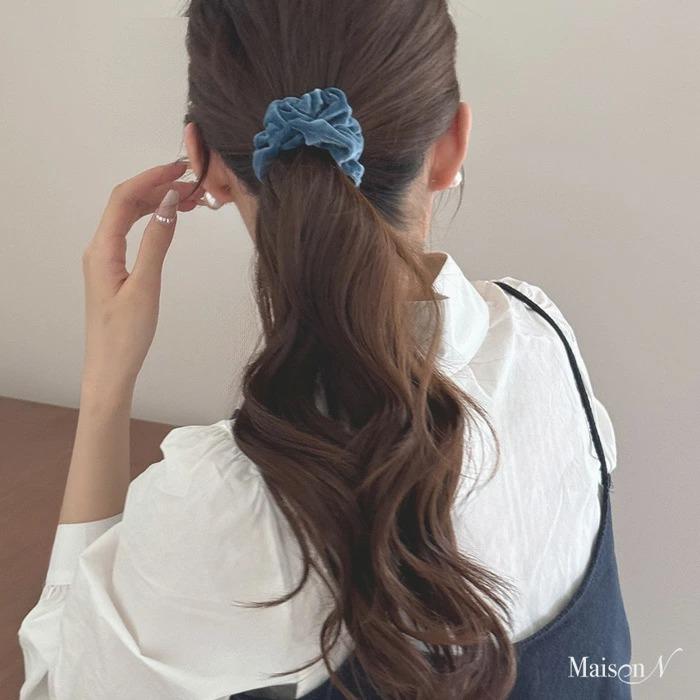 ベロアシュシュ 2個セット ビッグシュシュ＋ミニシュシュ |  | 07