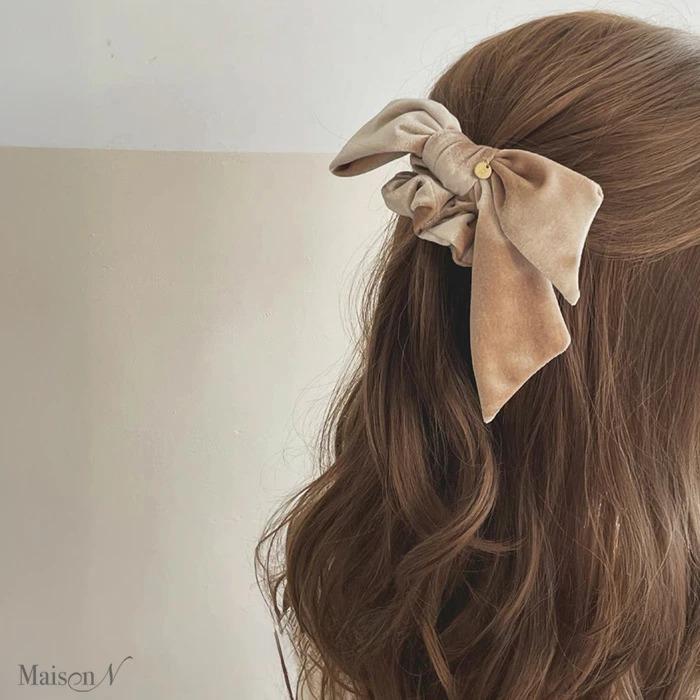 ベロアリボンシュシュ アシンメトリーリボンシュシュ |  | 13