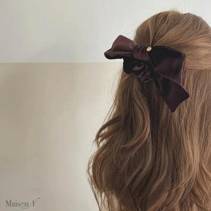 ベロアリボンシュシュ アシンメトリーリボンシュシュ |  | 15