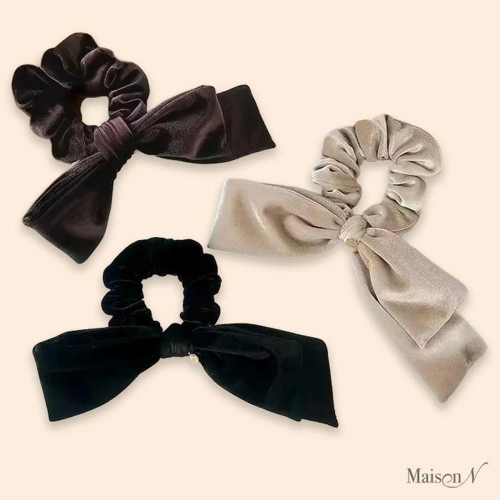 ベロアリボンシュシュ アシンメトリーリボンシュシュ |  | 17