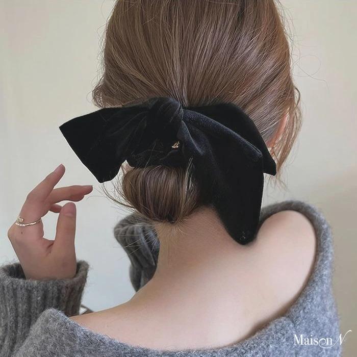 ベロアリボンシュシュ アシンメトリーリボンシュシュ |  | 06