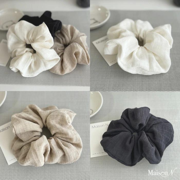 ビッグリネンシュシュ　ボリュームリネンシュシュ |  | 05