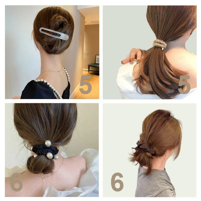 ヘアアクセサリー福袋10点セット ヘアゴム シュシュ ヘアクリップ