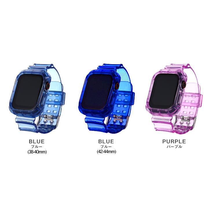 アップルウォッチ バンド ベルト おしゃれ かわいい Apple Watch Series Se 6 5 4 3 透明 クリア 42mm 44mm 40mm 38mm 人気 ランキング アレルギー アクセサリー Moku Mokumoku 通販 Yahoo ショッピング
