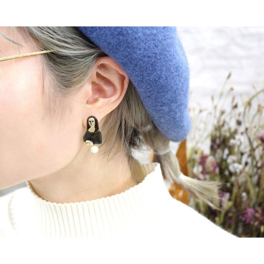 モナリザ ピアス Luccica ルチカ Lu 05 21 左右非対称デザイン レオナルド ダ ヴィンチ オシャレ かわいい 個性 Mn 91 Lu Monalisa Earring 05 21 ココロはずむ雑貨 Mo No モーノ 通販 Yahoo ショッピング