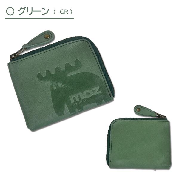 財布 ミニ財布 moz モズ L字ファスナー 小銭入れ コインケース ヘラジカ 女性 男性 レディース メンズ 86005 送料無料 | moz | 07