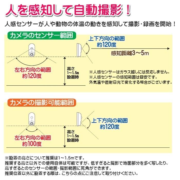 防犯カメラ Microsd録画式 人感センサーカメラ Microsd 8gb 電池セット 防犯対策 一人暮らし 女性 リーベックス Revex Sd1000 宅配便 Sd1000 Dsd モバイルtec 通販 Yahoo ショッピング