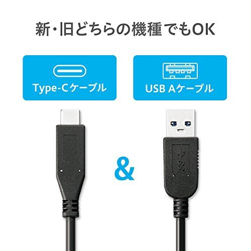 I-O DATA HDD ポータブルハードディスク 2TB USB3.1Gen1/Type-C対応