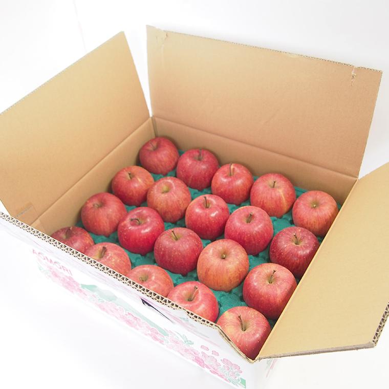 青森県産　阿部さんの特別栽培　ふじりんご　Ｂ品（ご家庭用）　５ｋｇ【送料無料】減農薬栽培（50％減）ネオニコフリー |  | 06