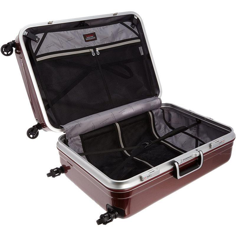 【メール便】 エバウィン 軽量スーツケース Be Light 静音キャスター 82L 63 cm 4.2kg レッドカーボン 【2665594015】(14757円)