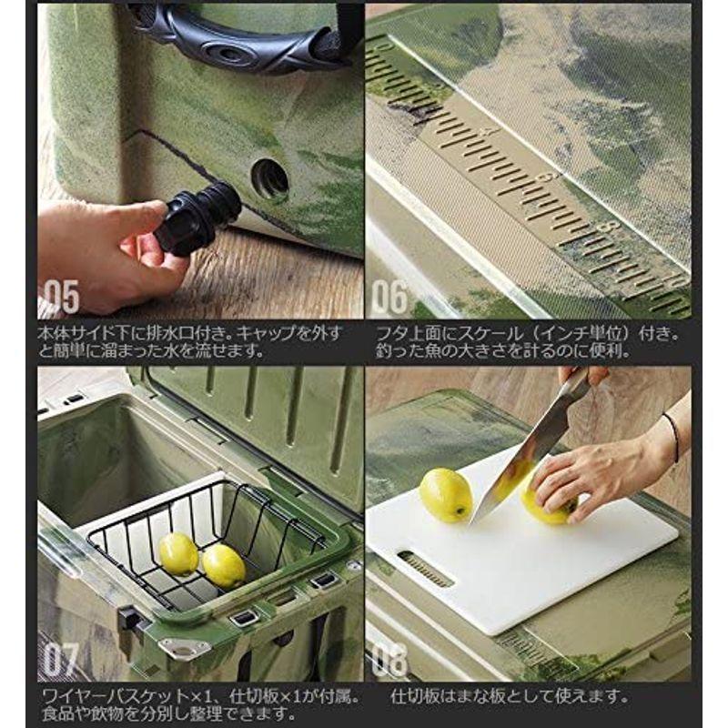 アイスランド クーラーボックス 35qt デザートカモ / 33.1L Deelight iceland cooler box クーラーボックス 35qt デザートカモ 1L Deelight iceland cooler box サイズ 約