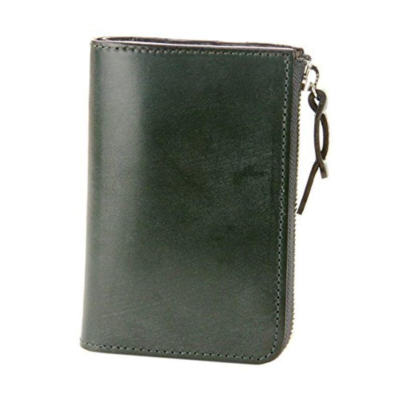 コルボ CORBO スレート L字ファスナー2つ折り財布 　ダークグリーン コルボ CORBO. 二つ折り財布 メンズ レディース ブランド 財布 二