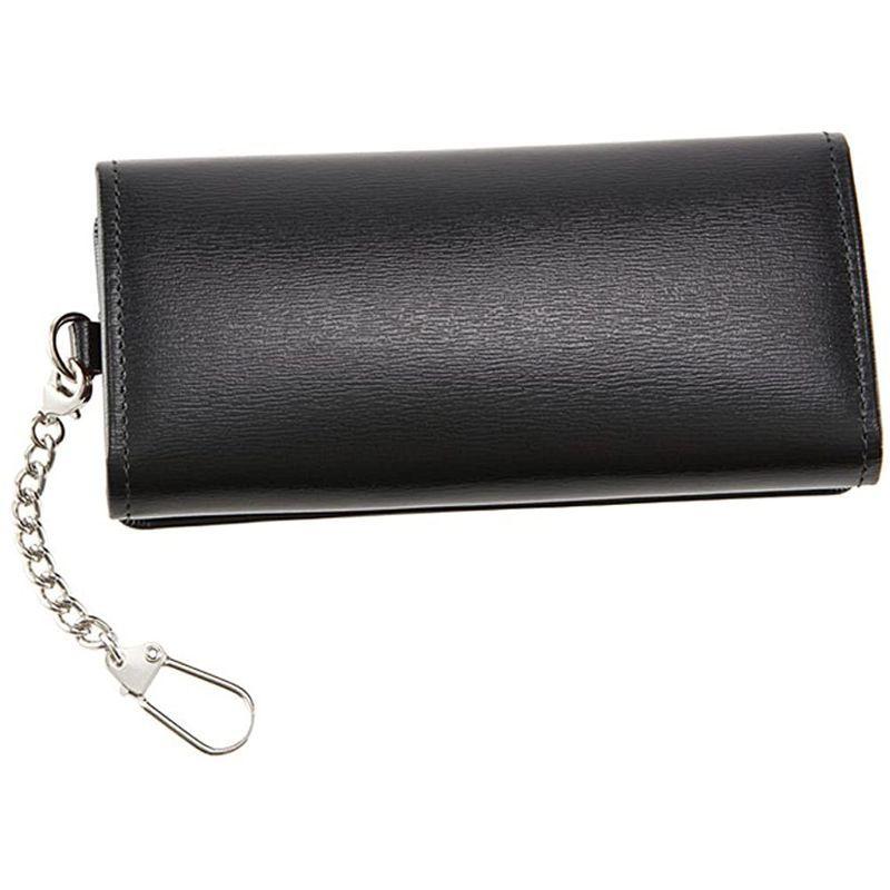 新春セール CYPRIS COLLECTIONキーケースボックスカーフ＆リンピッドカーフ 4684(ブラック×レッド) 【2043473572】(11313円)