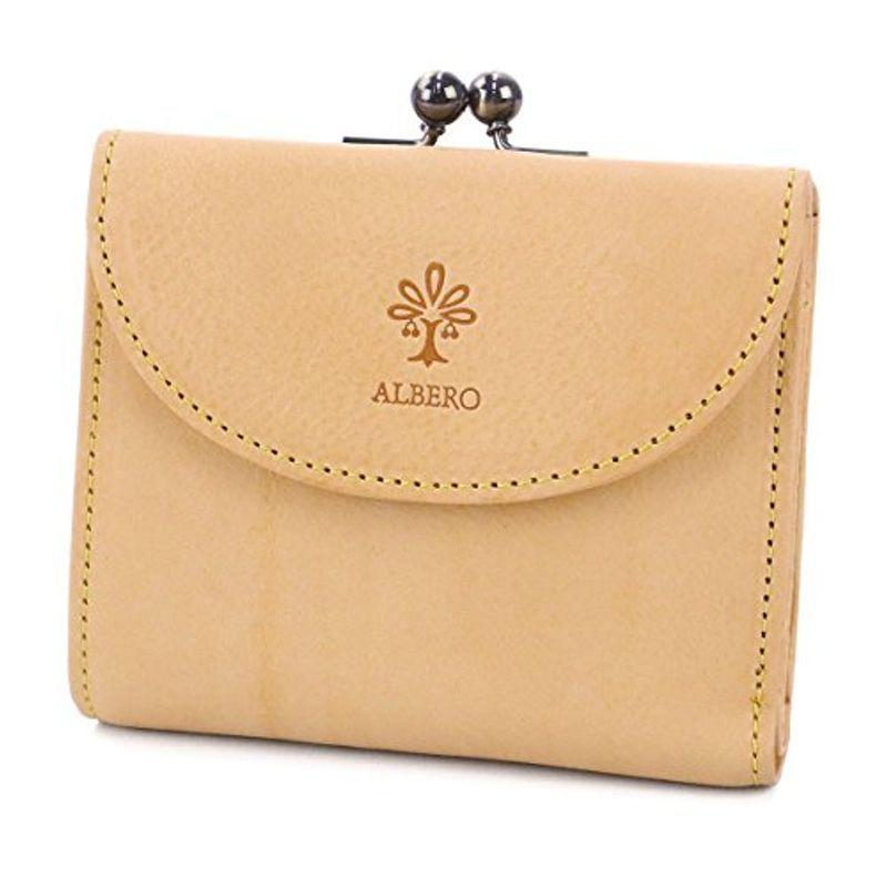 アルベロ がま口二つ折り財布 本革 その他財布 ナチュレ 5363 ナチュラル がま口二